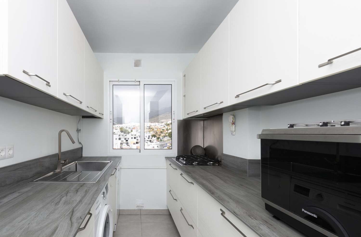Completely renovated apartment with stunning sea views.