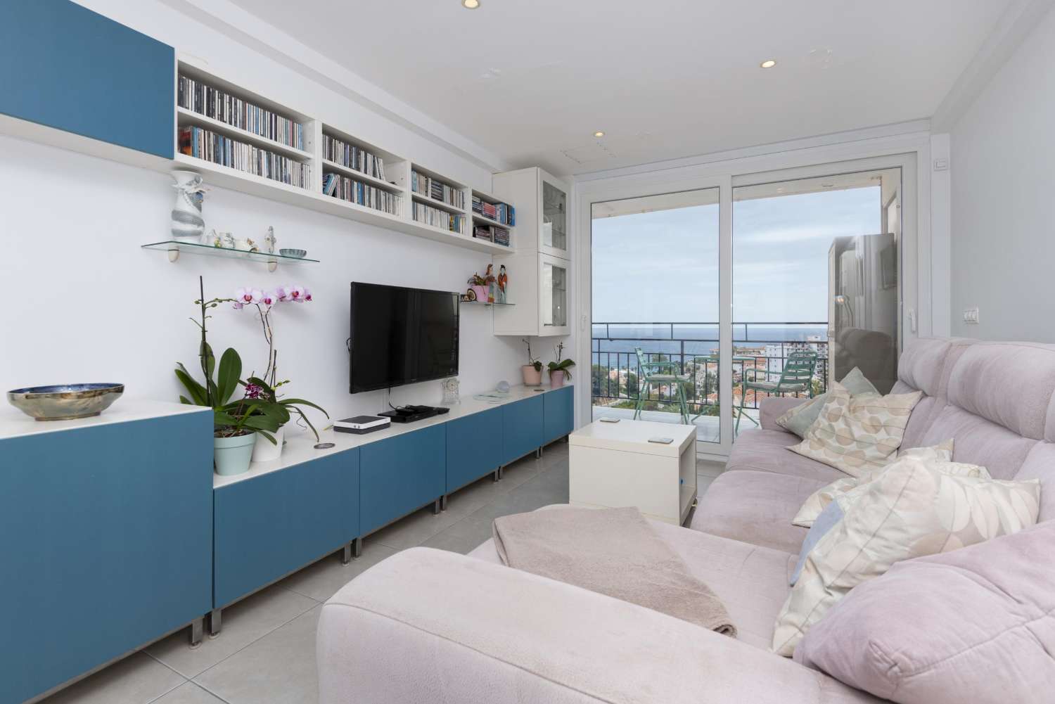Completely renovated apartment with stunning sea views.